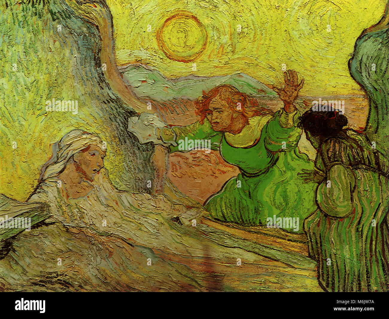 The Raising of Lazarus, Van Gogh, Vincent Willem, 1890 Stock Photo - Alamy