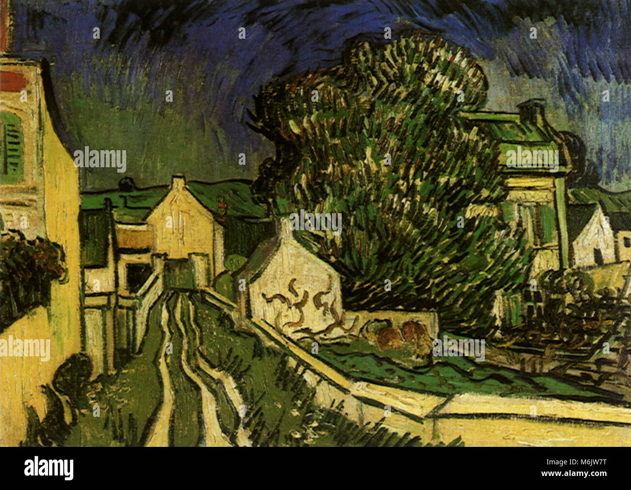 The House of Pere Pilon, Van Gogh, Vincent Willem, 1890. Stock Photo