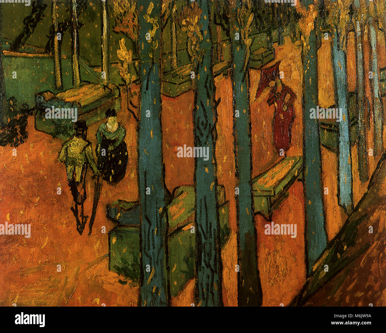 vincent van gogh les alyscamps