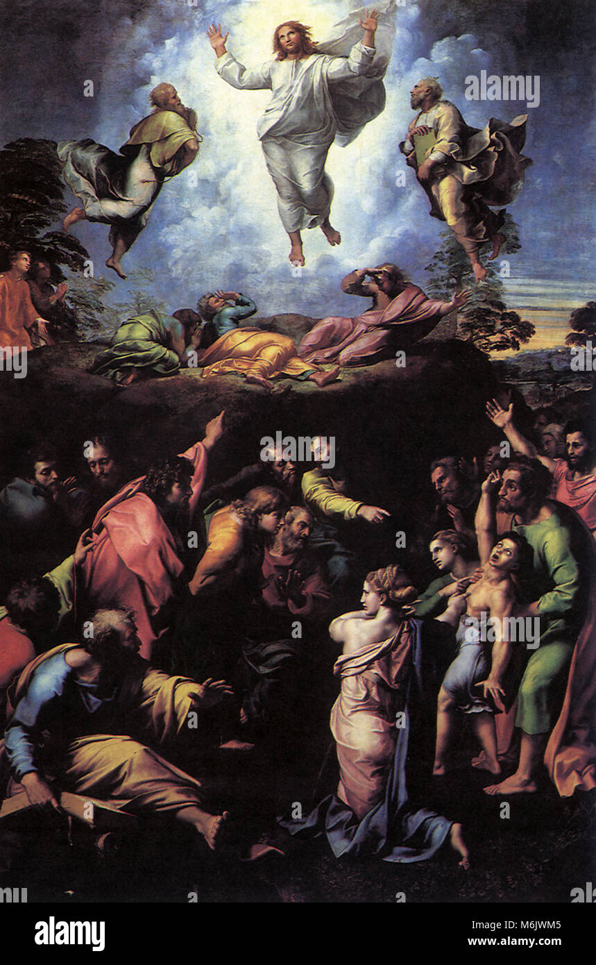 The Transfiguration, Raphael, Raffaello S., 1520. Stock Photo