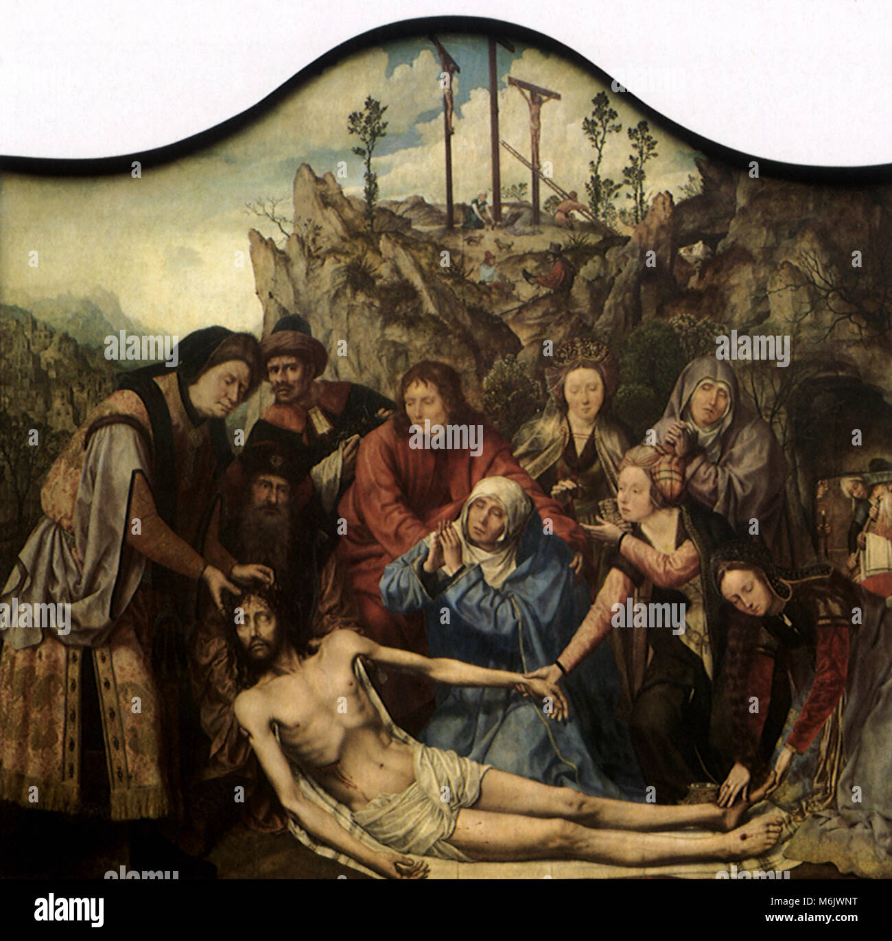 Lamentation Altarpiece, Massys, Quentin, 1511 Stock Photo - Alamy
