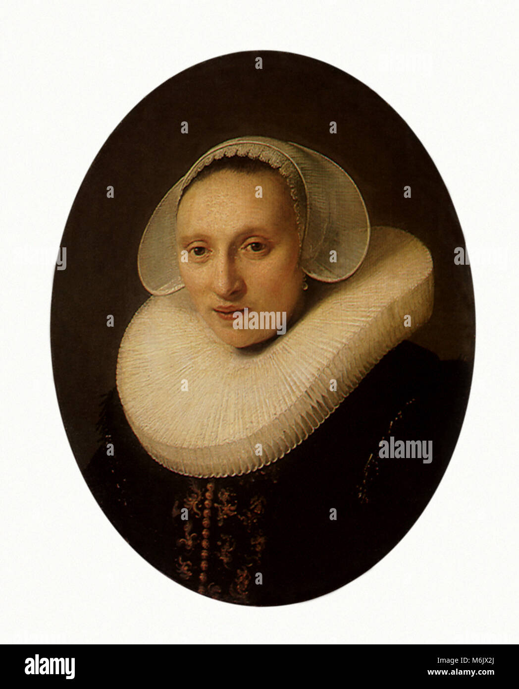Cornelia Pronck, Wife of Aelbert Cuyper, Rembrandt's Workshop, 1633. Stock Photo