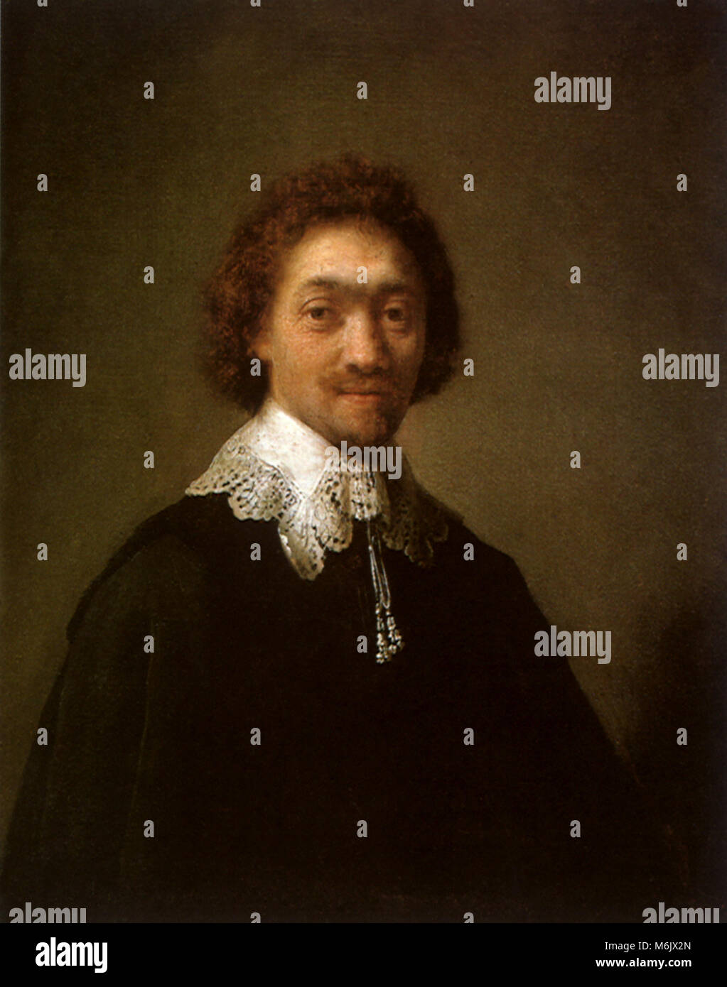 Maurits Huygens, Secretary to the Dutch Council of State, Rembrandt, Harmensz van Rijn, 1632. Stock Photo