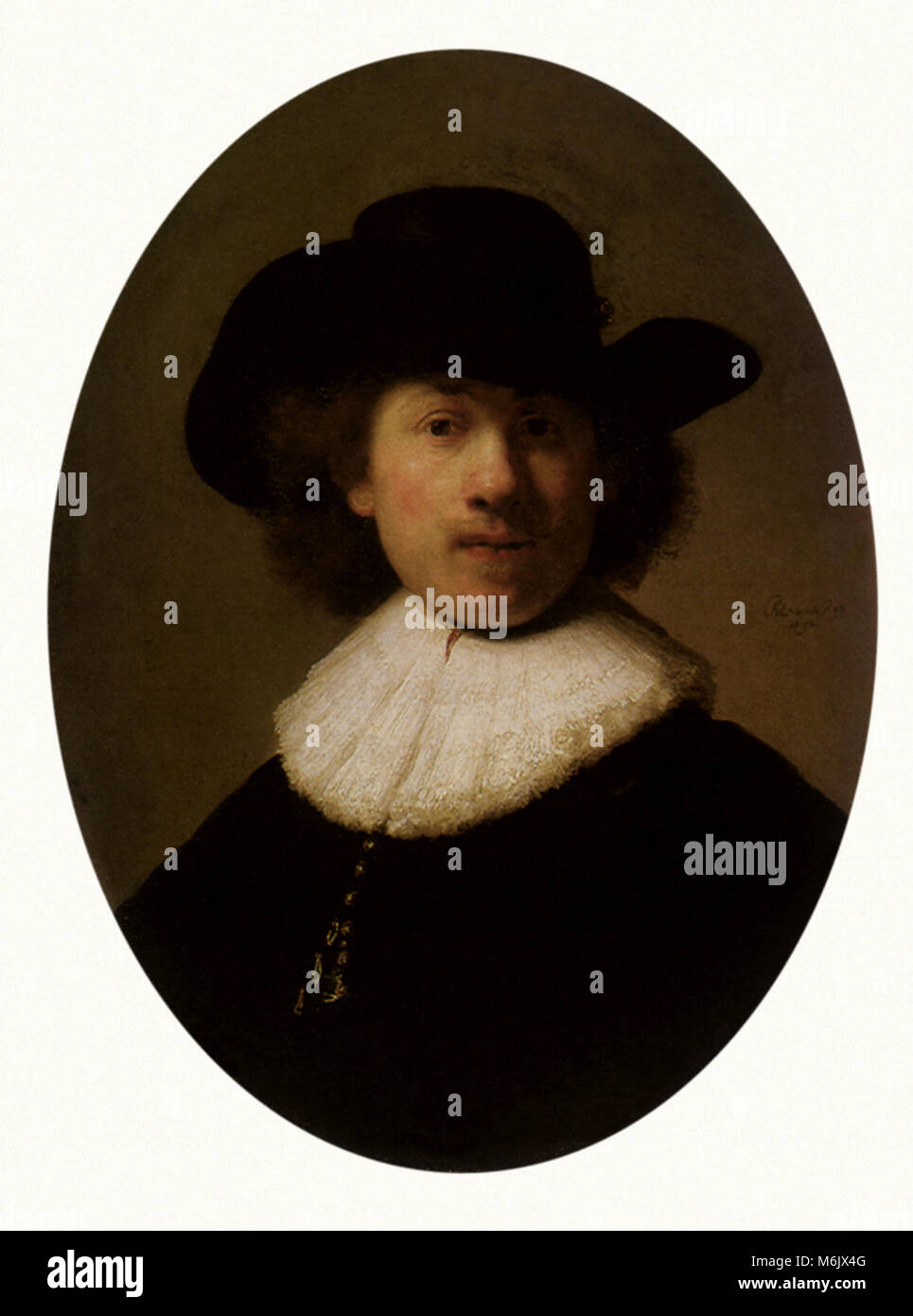 Rembrandt 1632 self portrait hires stock photography and images Alamy