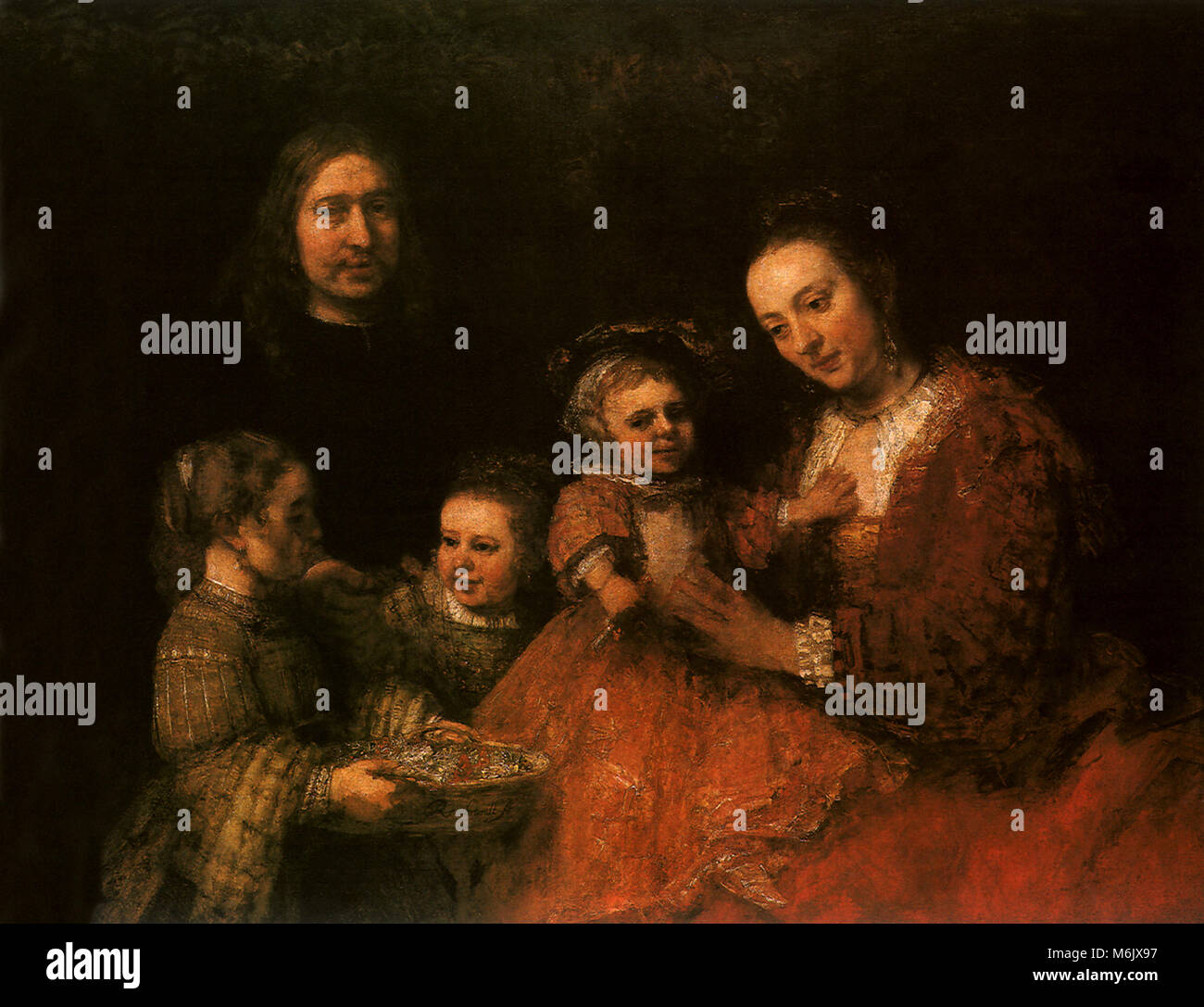 A Family Portrait, Rembrandt, Harmensz van Rijn, 1669. Stock Photo