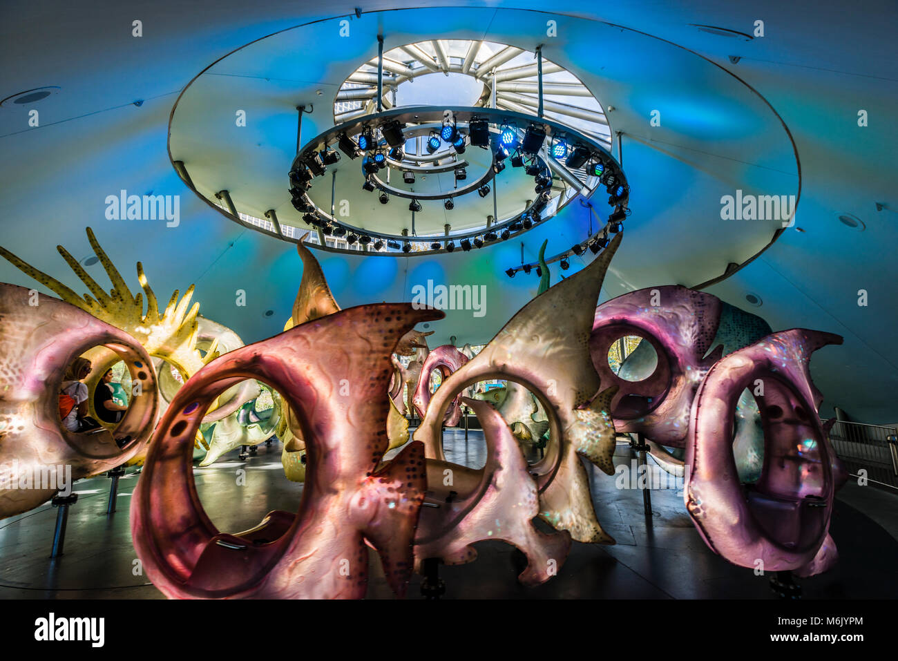 SeaGlass Carousel The Battery Manhattan   New York, New York, USA Stock Photo