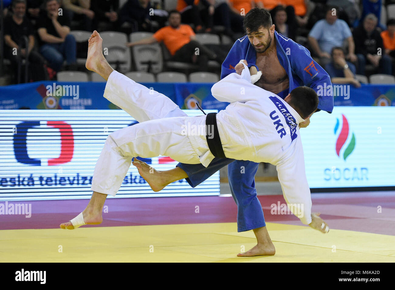 Prague Czech Republic 03rd Mar 18 Italian Judoka Augusto Meloni Stock Photo Alamy