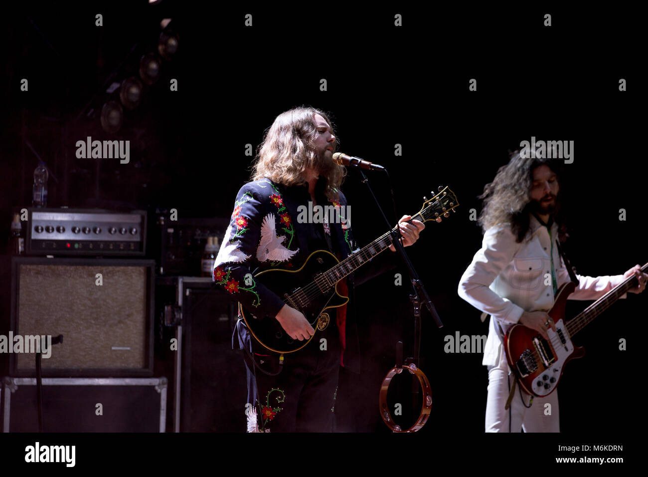 Canadian rock band The Sheepdogs performing at Massey Hall in Toronto