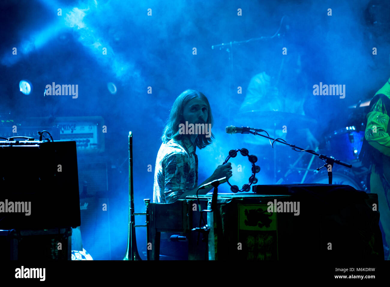 Canadian rock band The Sheepdogs performing at Massey Hall in Toronto