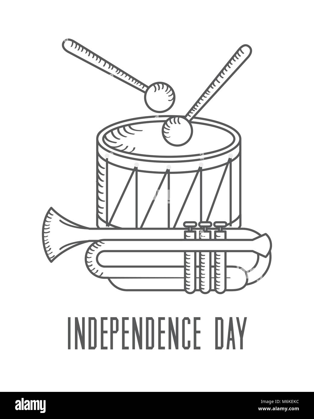 Independence Day American Stock Vector Image Art Alamy