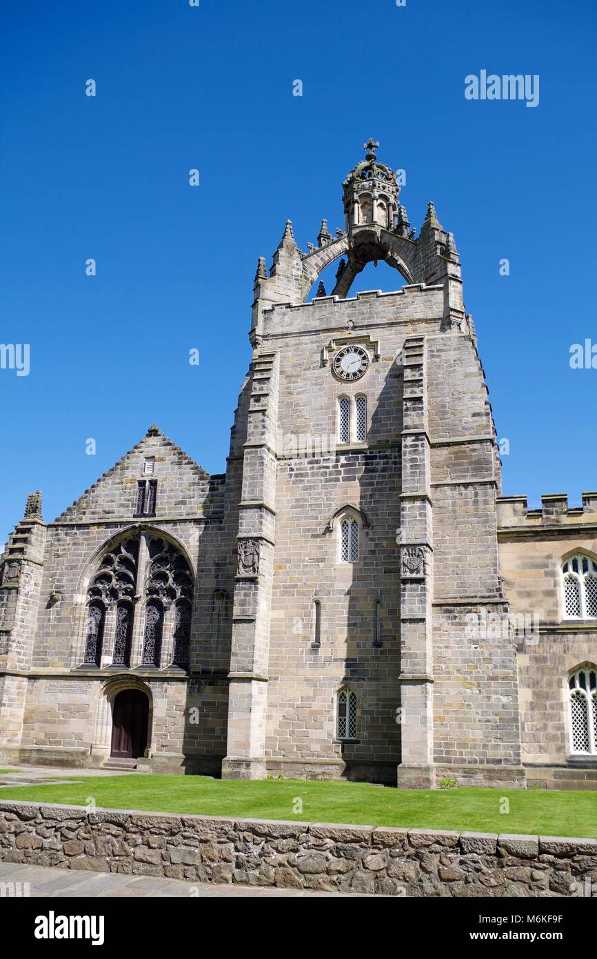 King's College Chapel. Historic Medieval Gothic Building. University of Aberdeen. Scotland, UK Stock Photo