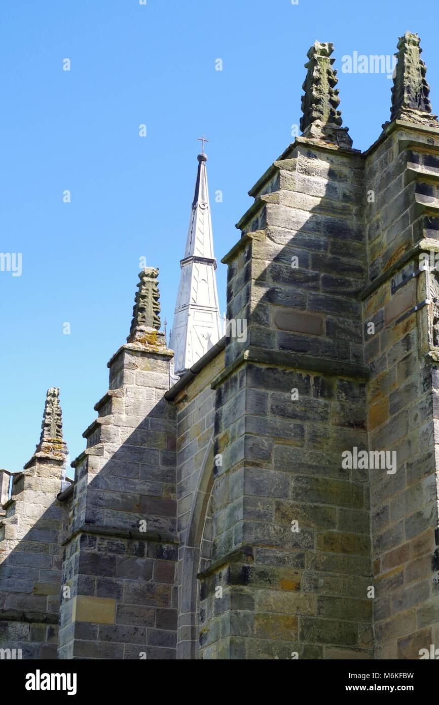King's College Chapel. Historic Medieval Gothic Building. University of Aberdeen. Scotland, UK Stock Photo