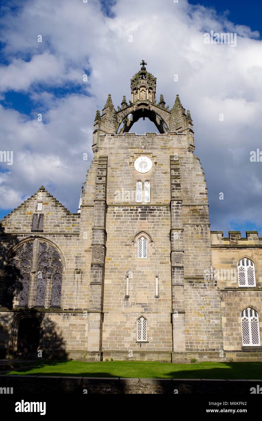 King's College Chapel. Historic Medieval Gothic Building. University of Aberdeen. Scotland, UK Stock Photo