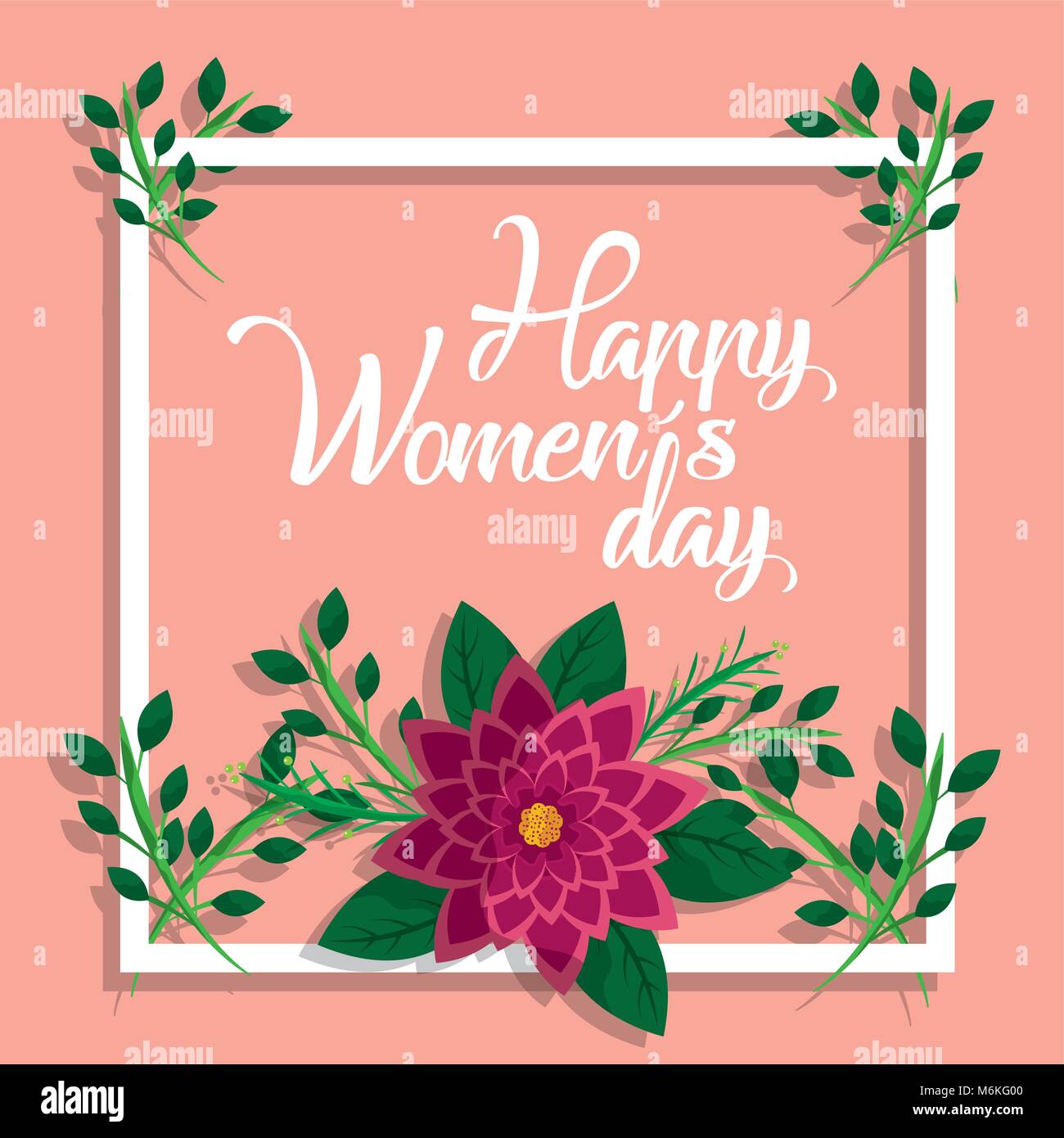 happy womens day card Stock Vector Image & Art - Alamy