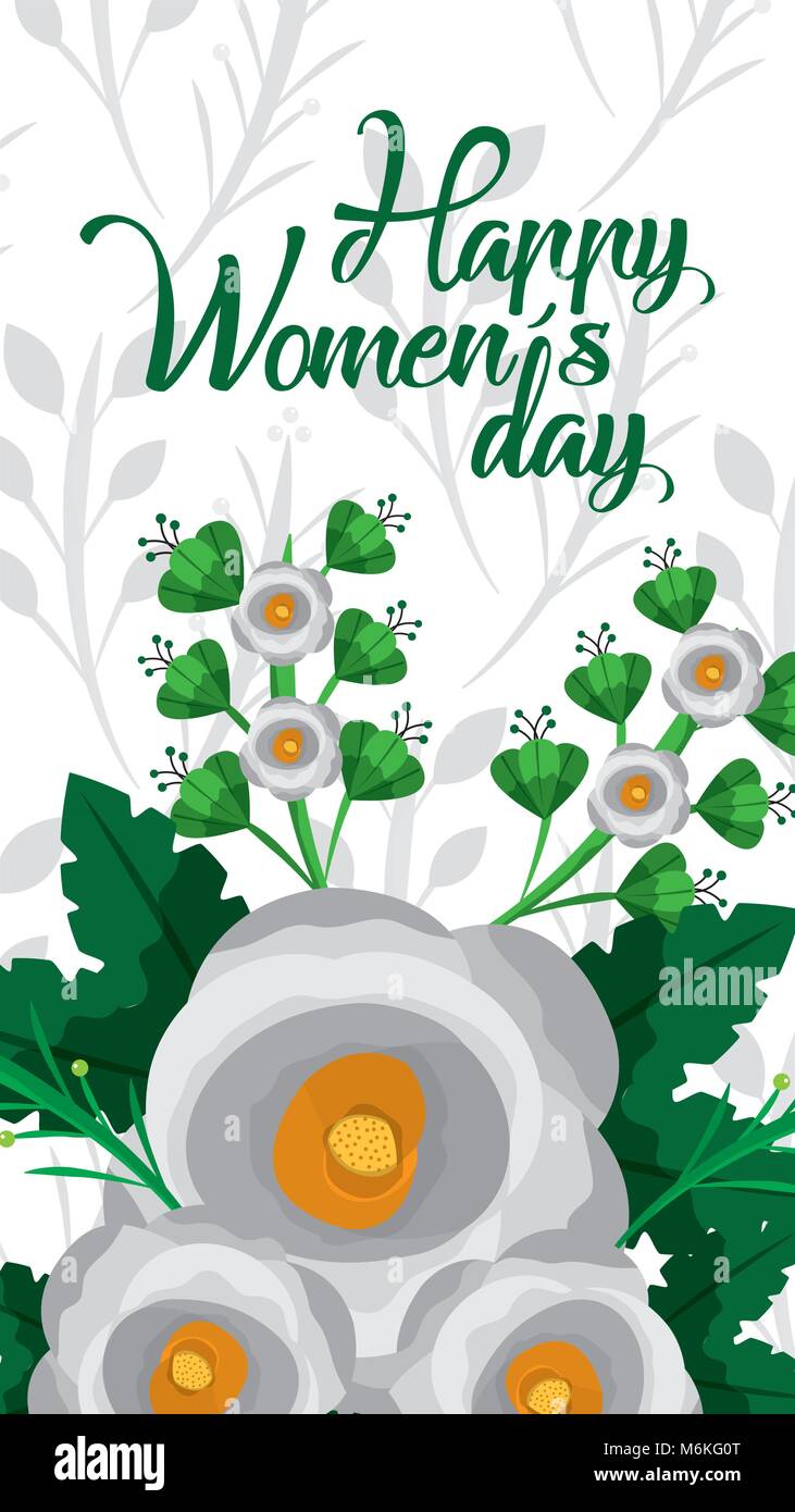happy womens day card Stock Vector Image & Art - Alamy