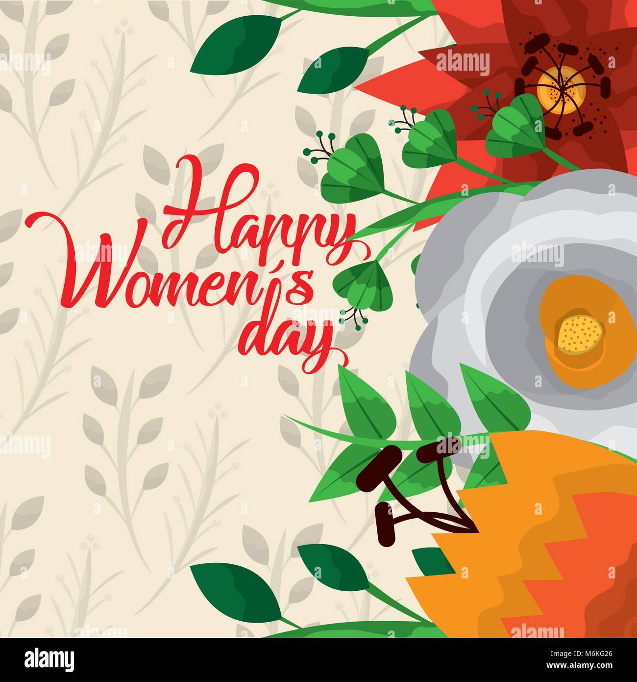 happy womens day card Stock Vector Image & Art - Alamy