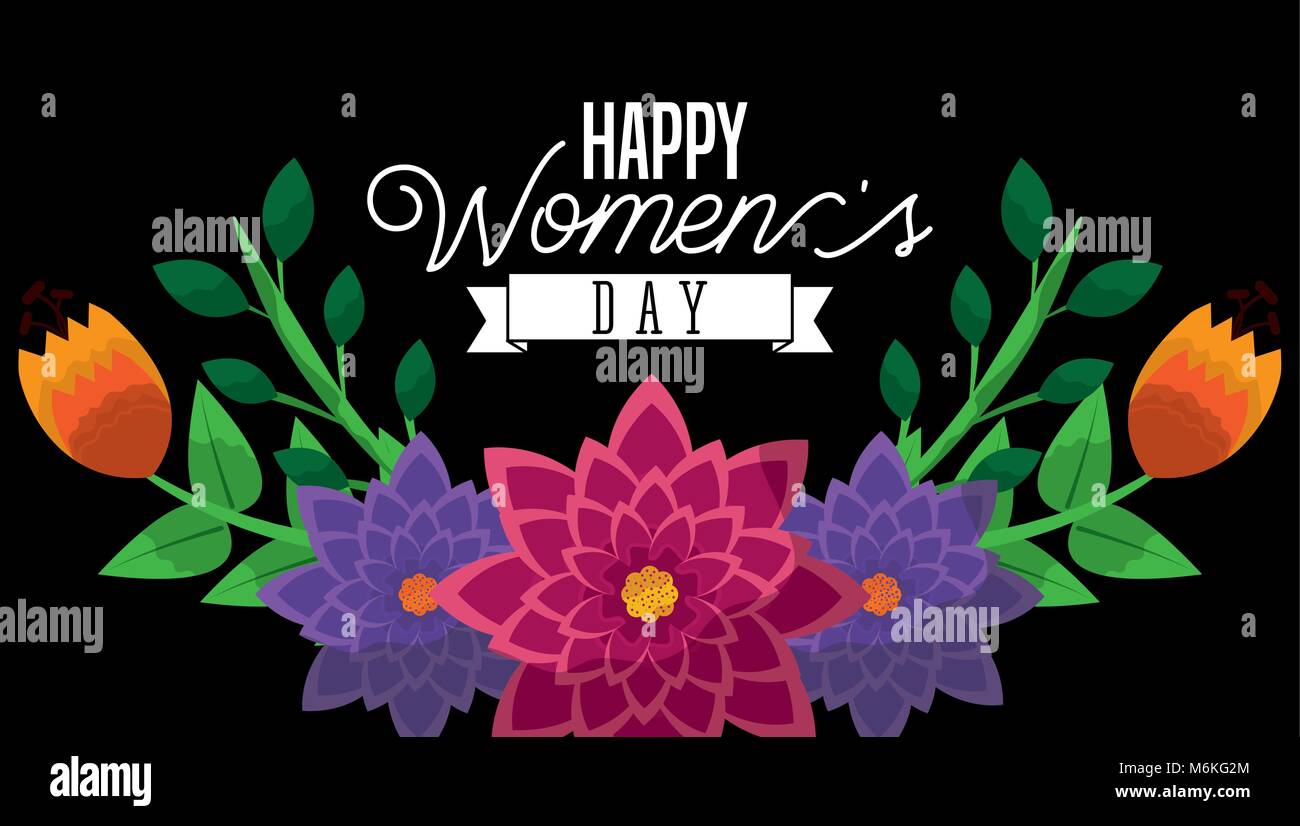 happy womens day card Stock Vector Image & Art - Alamy