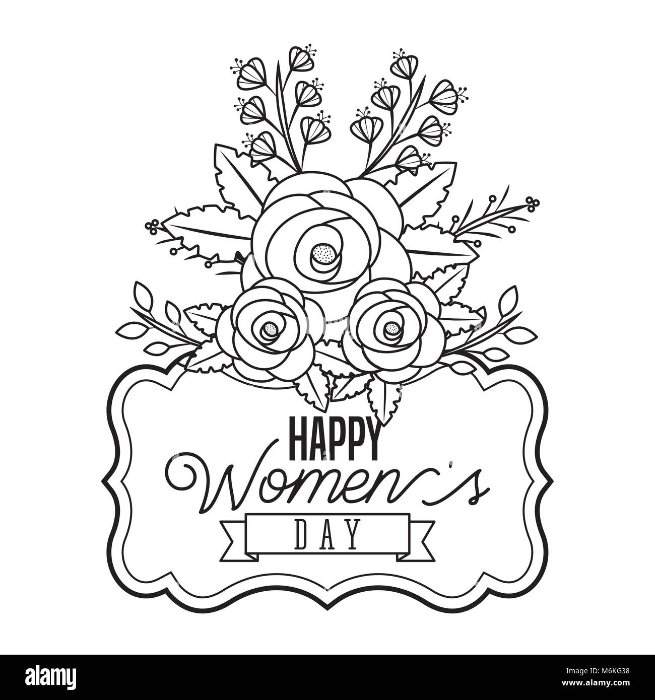 happy womens day card Stock Vector Image & Art - Alamy