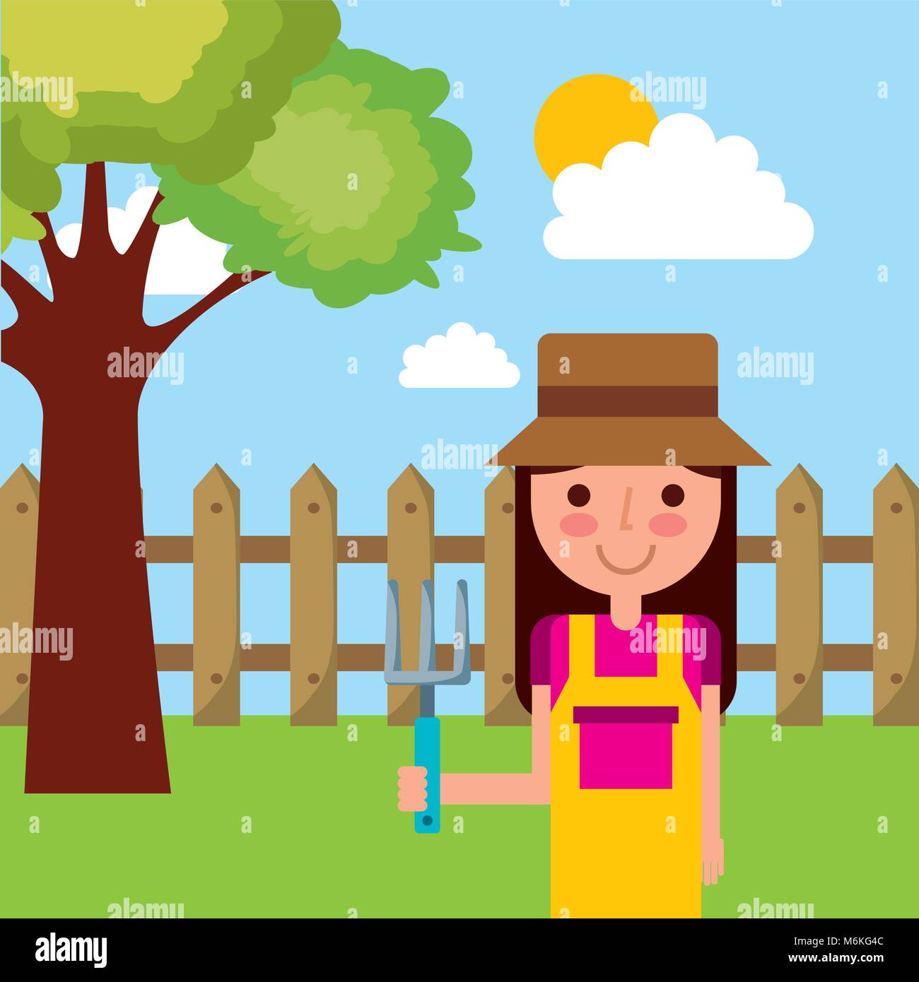 Cartoon Gardening High Resolution Stock Photography And Images Alamy