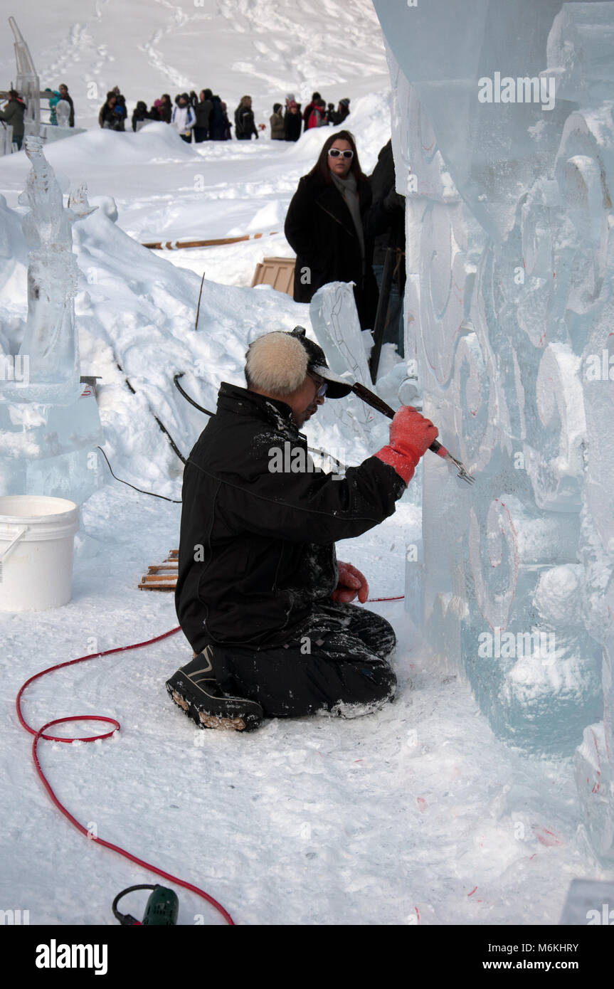 January 22nd, 2011; Ice Magic Ice Carving Festival, Chateau Lake Louise ...