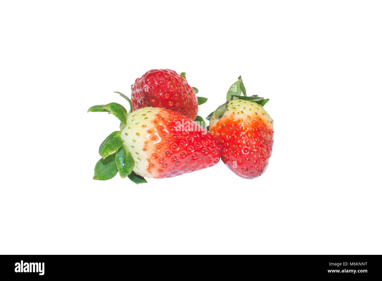 Strawberry isolated on white background Stock Photo - Alamy