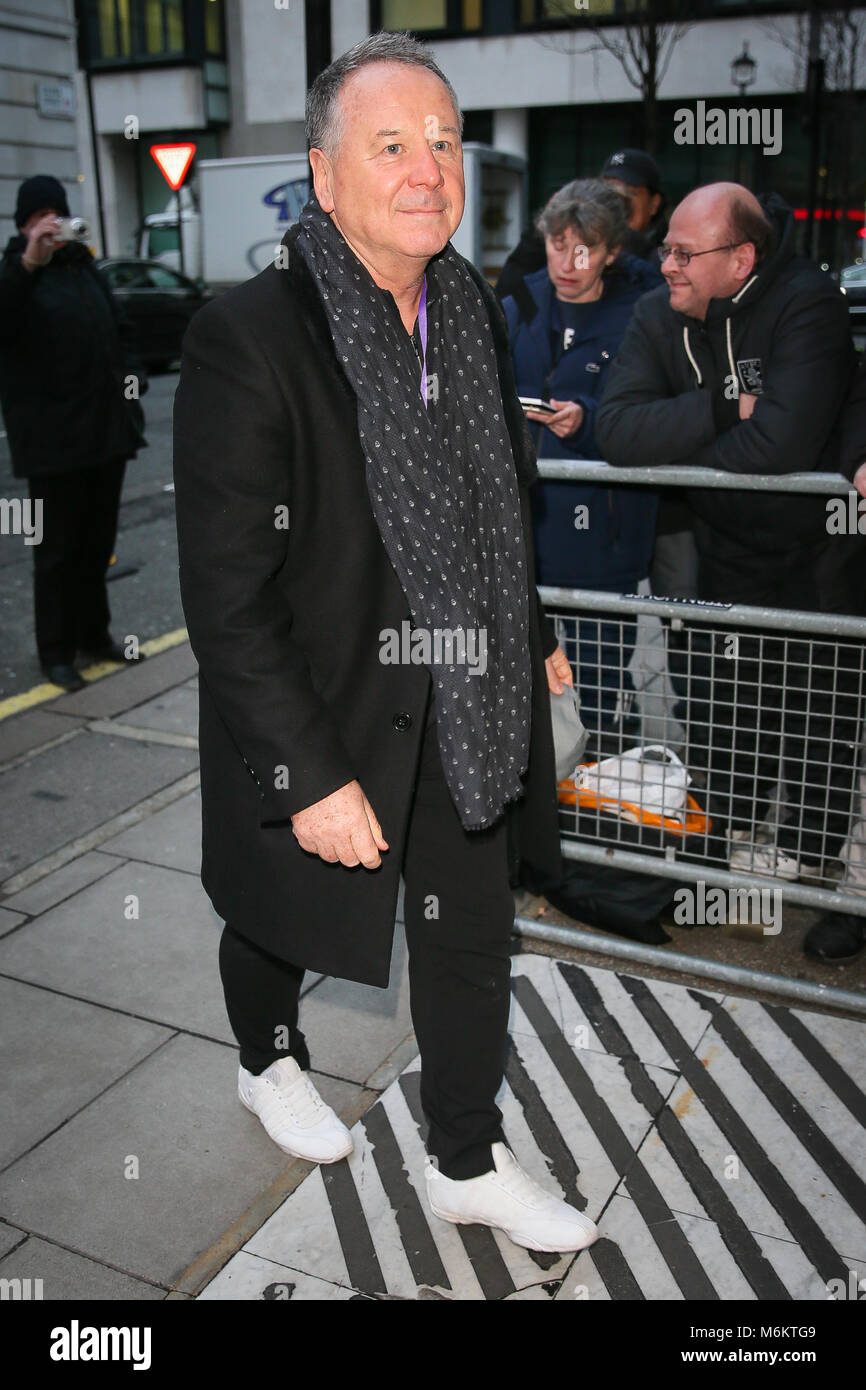 Jim Kerr of Simple Minds at BBC Radio Two studios promoting their new