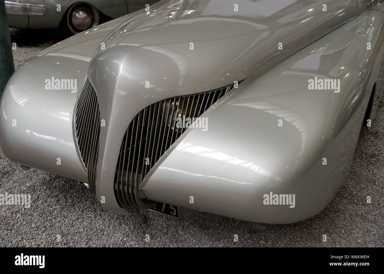 Arzens "La Baleine" is exhibited at the car collection of the museum Cité de l’Automobile in