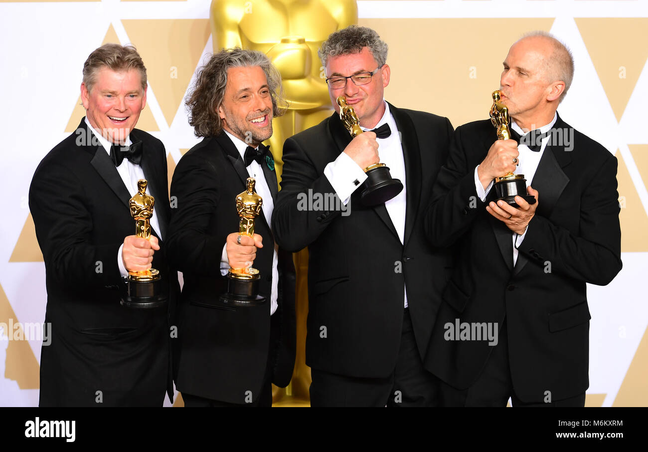 Richard R Hoover, Paul Lambert, Gerd Nefzer and John Nelson with their ...