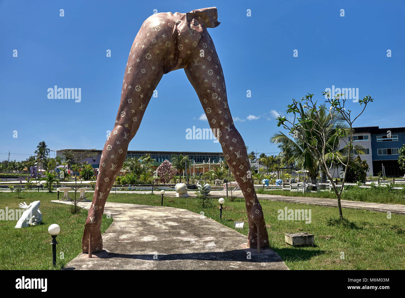 Love art park Pattaya Thailand. Sexy statue. Erotic art Stock Photo Alamy