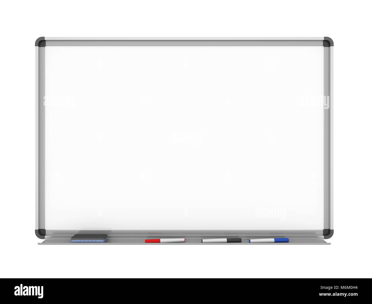 Blank Whiteboard Isolated Stock Photo Alamy