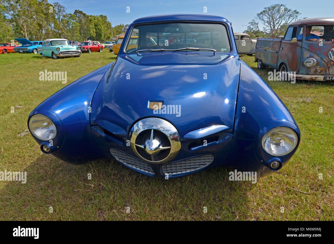 front view of a Studebaker Champion fifties classic car Stock Photo