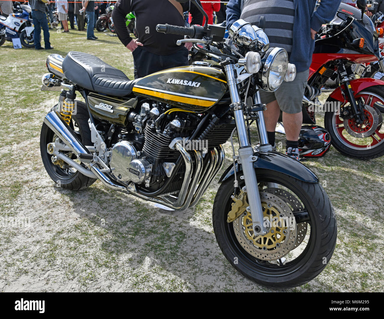 customized z900 kawasaki motorcycle at bike show Stock Photo - Alamy