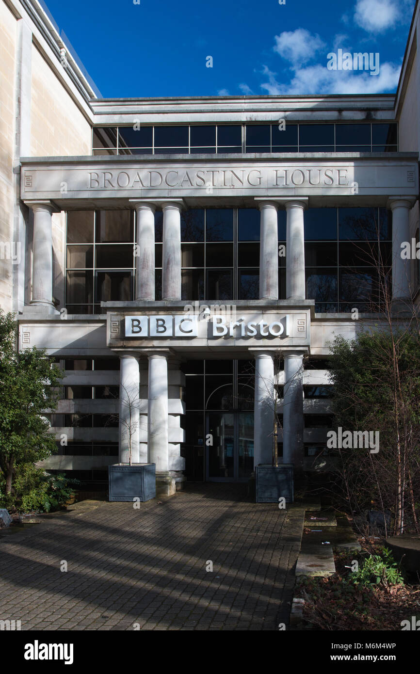 BRISTOL: BBC Broadcasting House Stock Photo