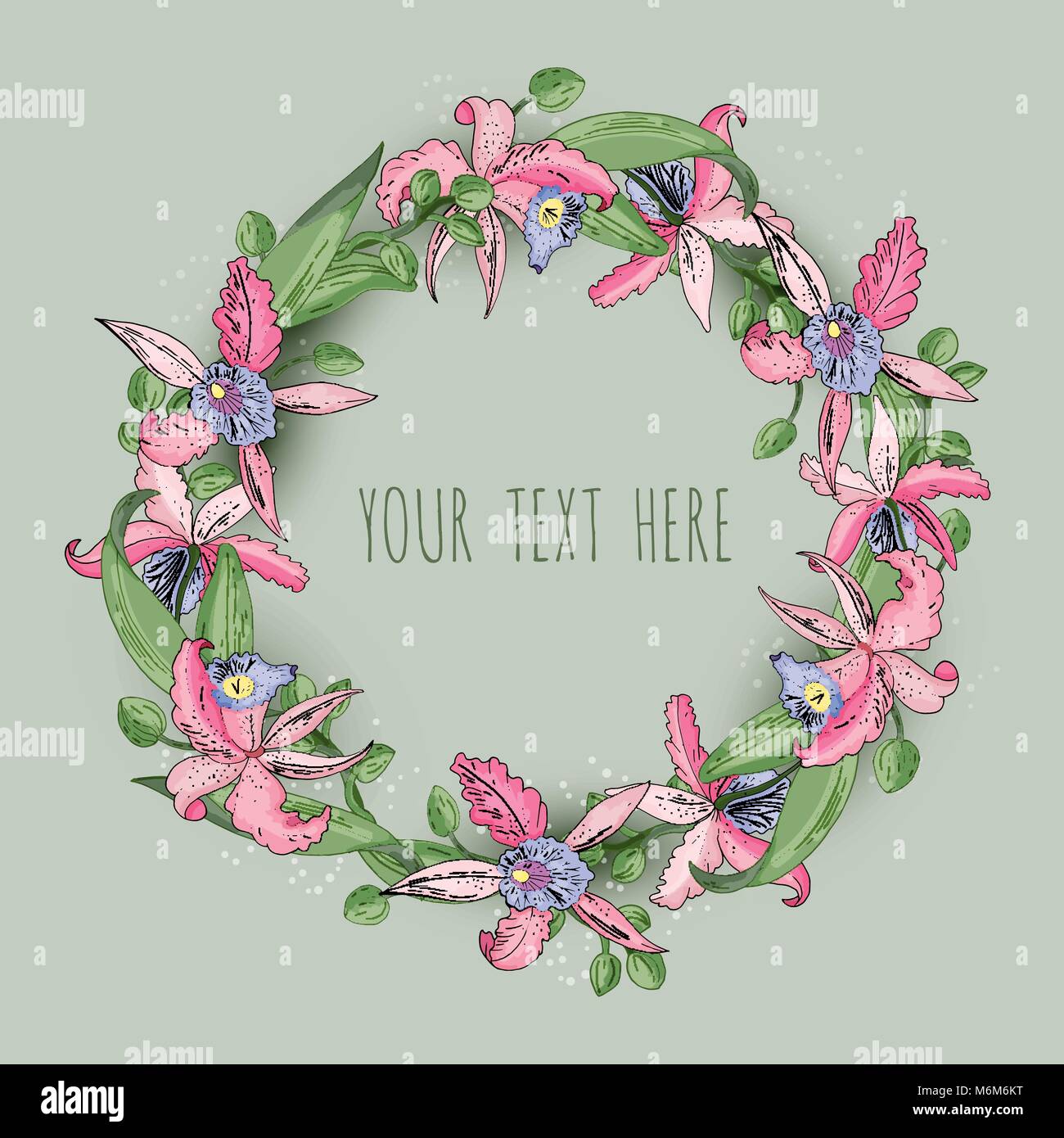 Spring background with flowers. Vector illustration EPS10 Stock Vector ...
