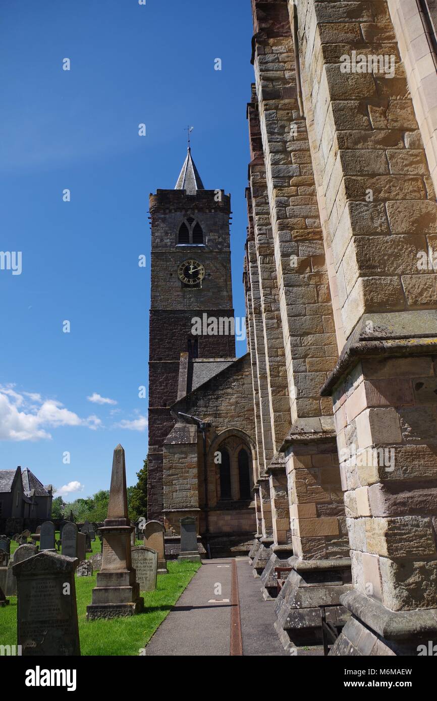 Dunblane Cathedral, Gothic 11th Century Sandstone Cathedral. Central