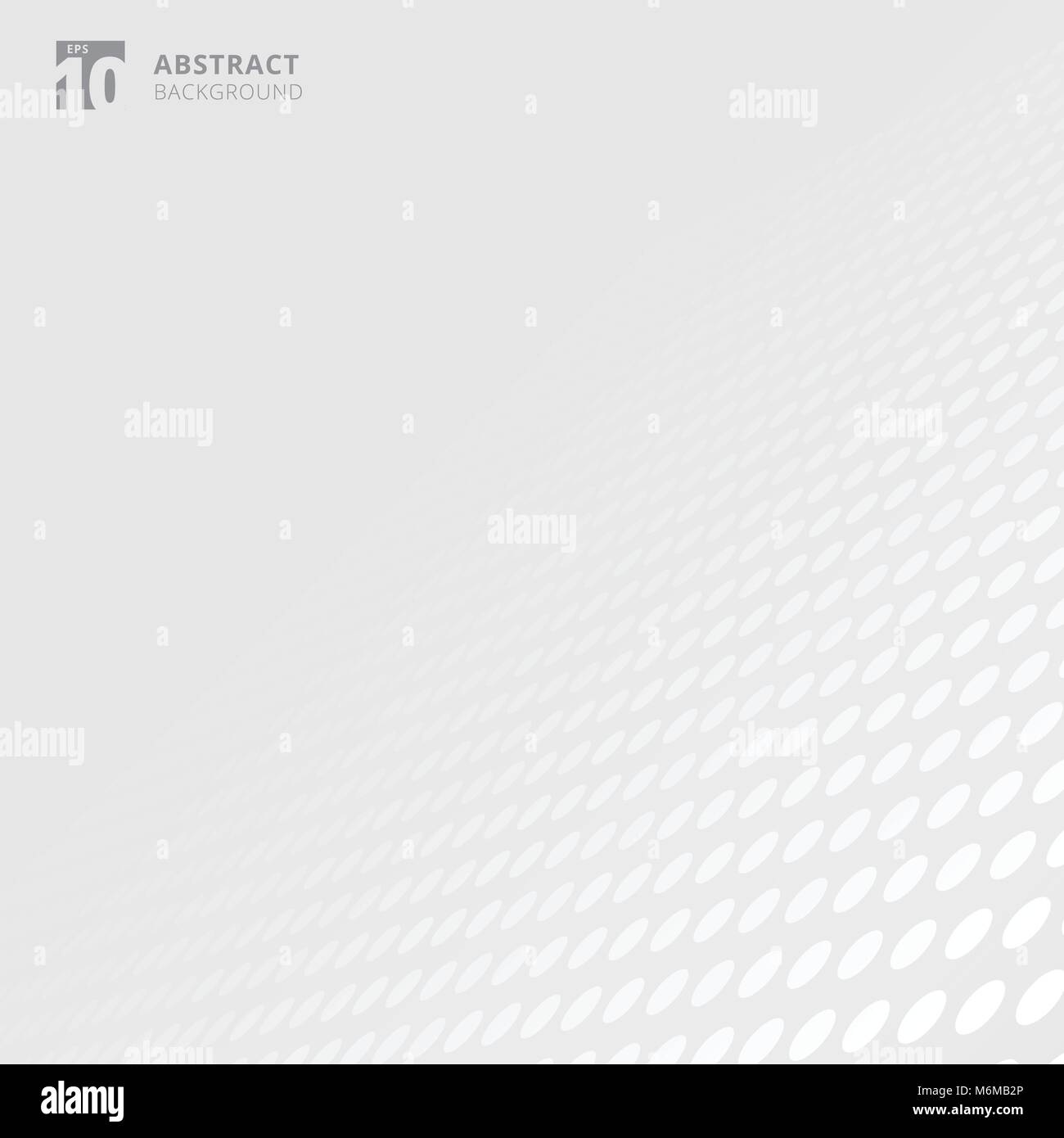 Abstract circle pattern white and gray color perspective background ...