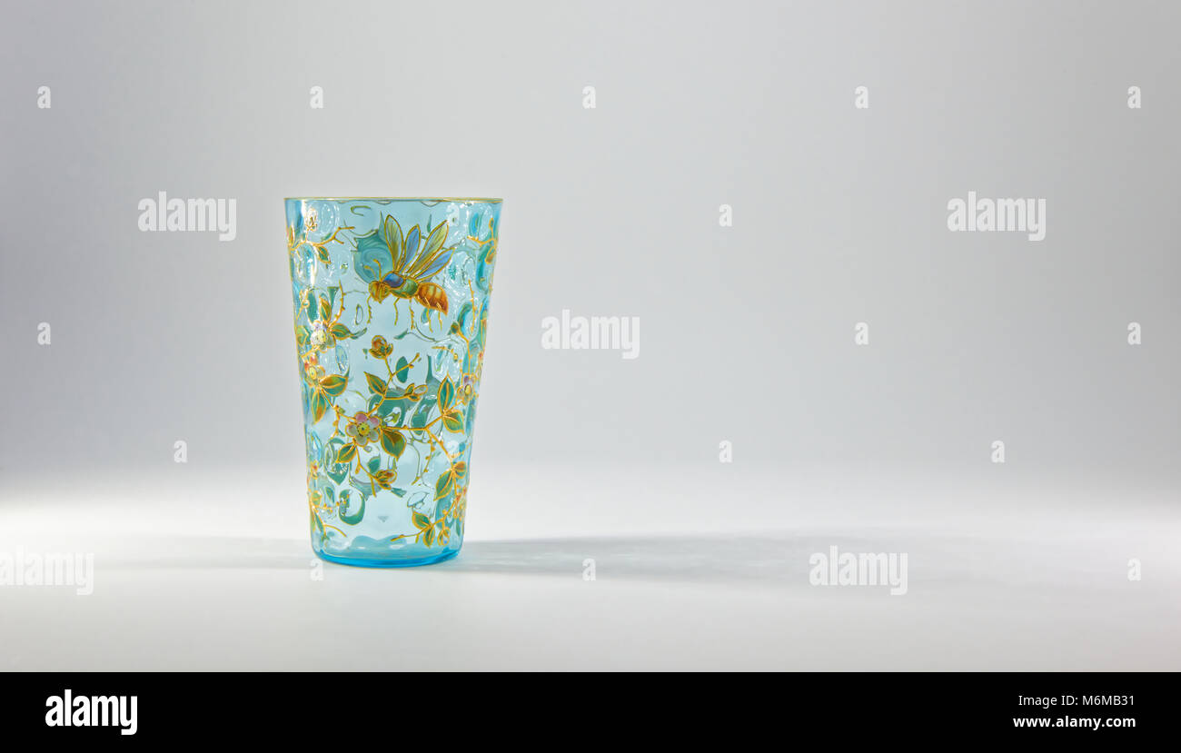 Aquamarine Coloured Glass Stock Photos Aquamarine Coloured Glass