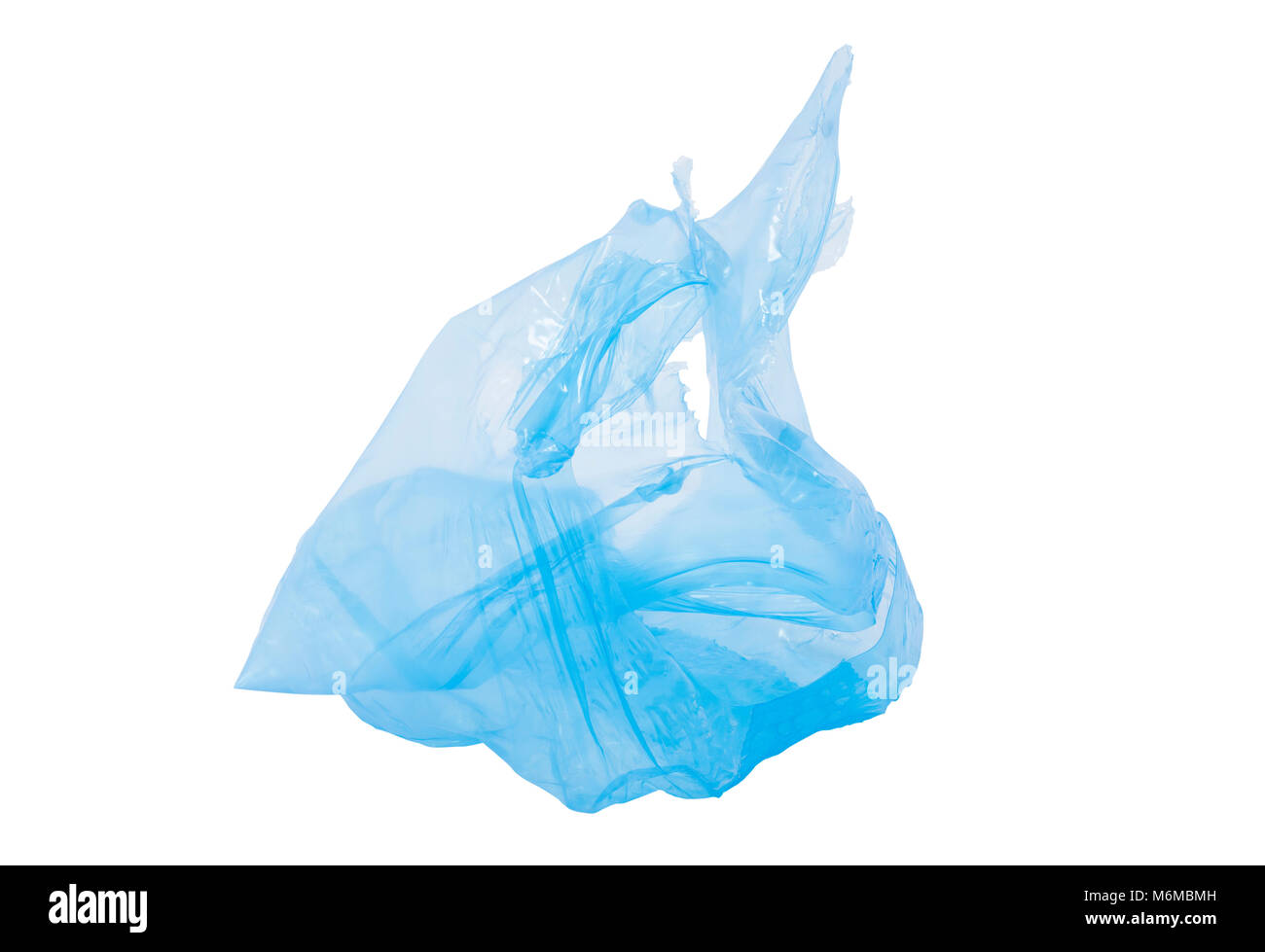 blue plastic bag for recycle concept Stock Photo Alamy