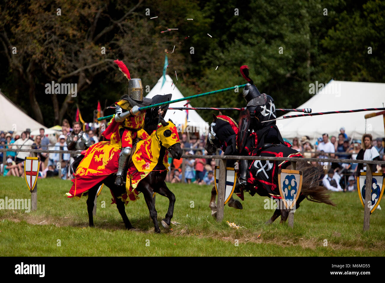 Jousting Competition Stock Photo - Alamy