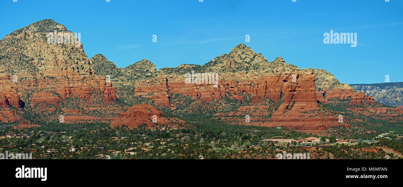 Red Rocks of Sedona, Arizona Stock Photo