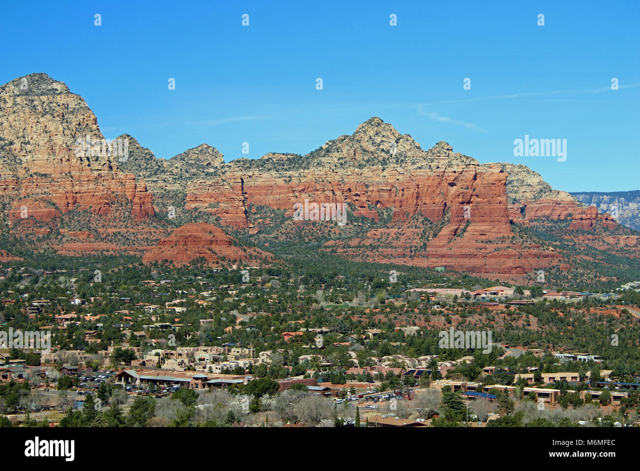 Red Rocks of Sedona, Arizona Stock Photo