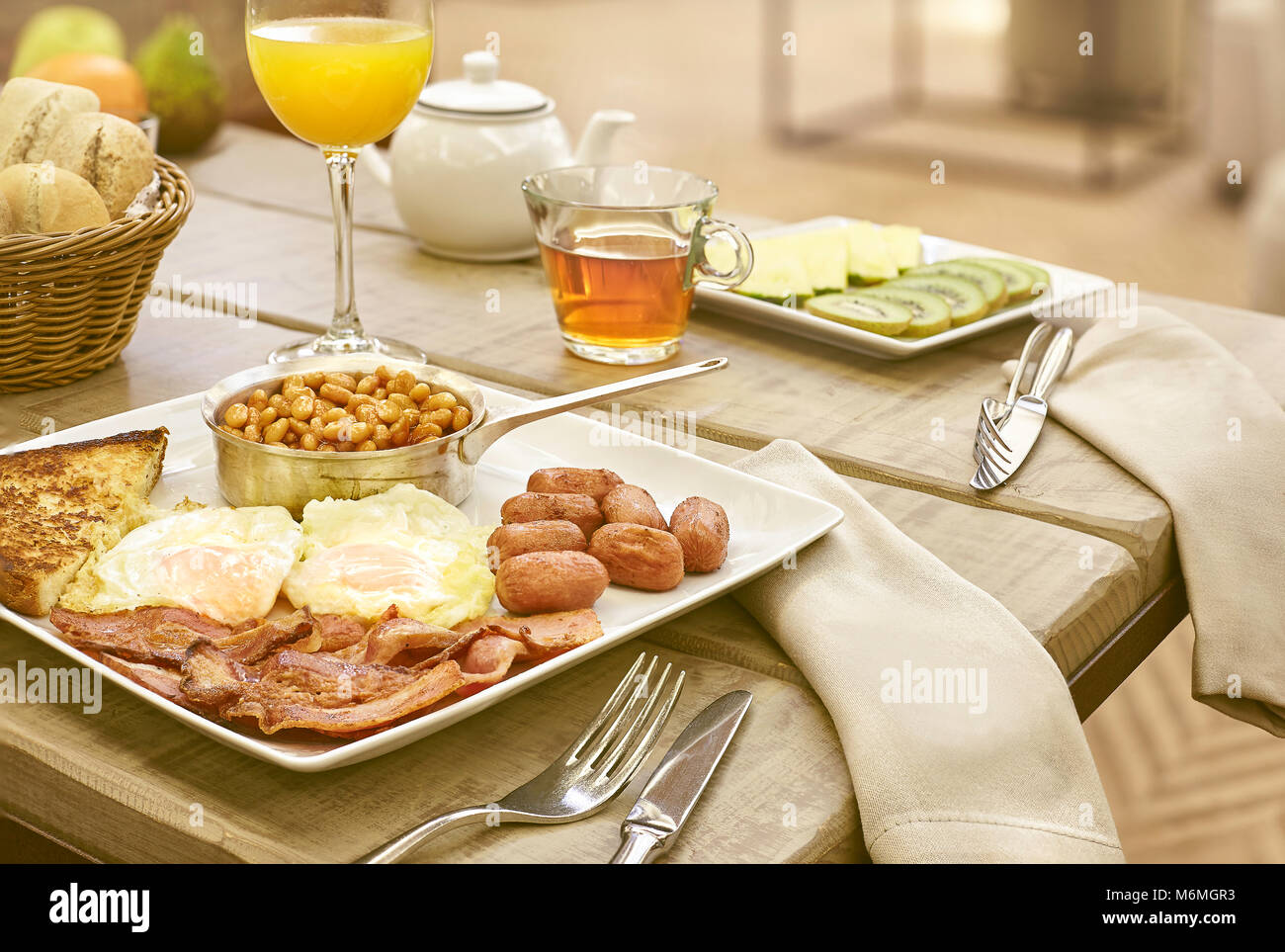 Full english breakfast hotel hires stock photography and images Alamy