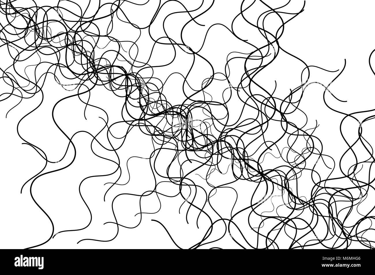 Wavy, billowy, flowing lines abstract pattern. Waving lines texture ...