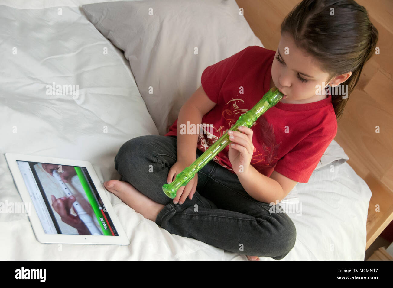 Child flute hires stock photography and images Alamy