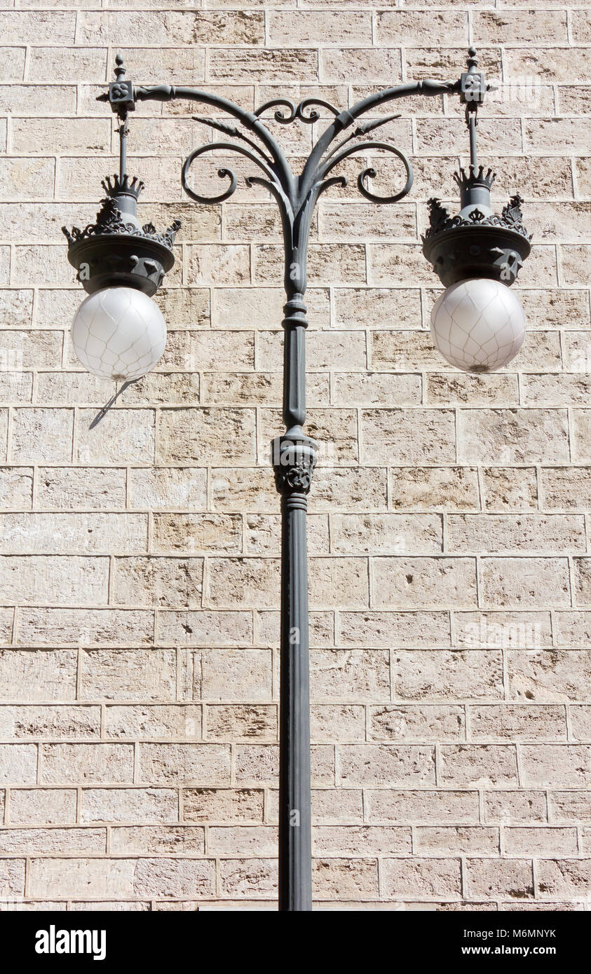 Wrought iron street light hi-res stock photography and images - Alamy