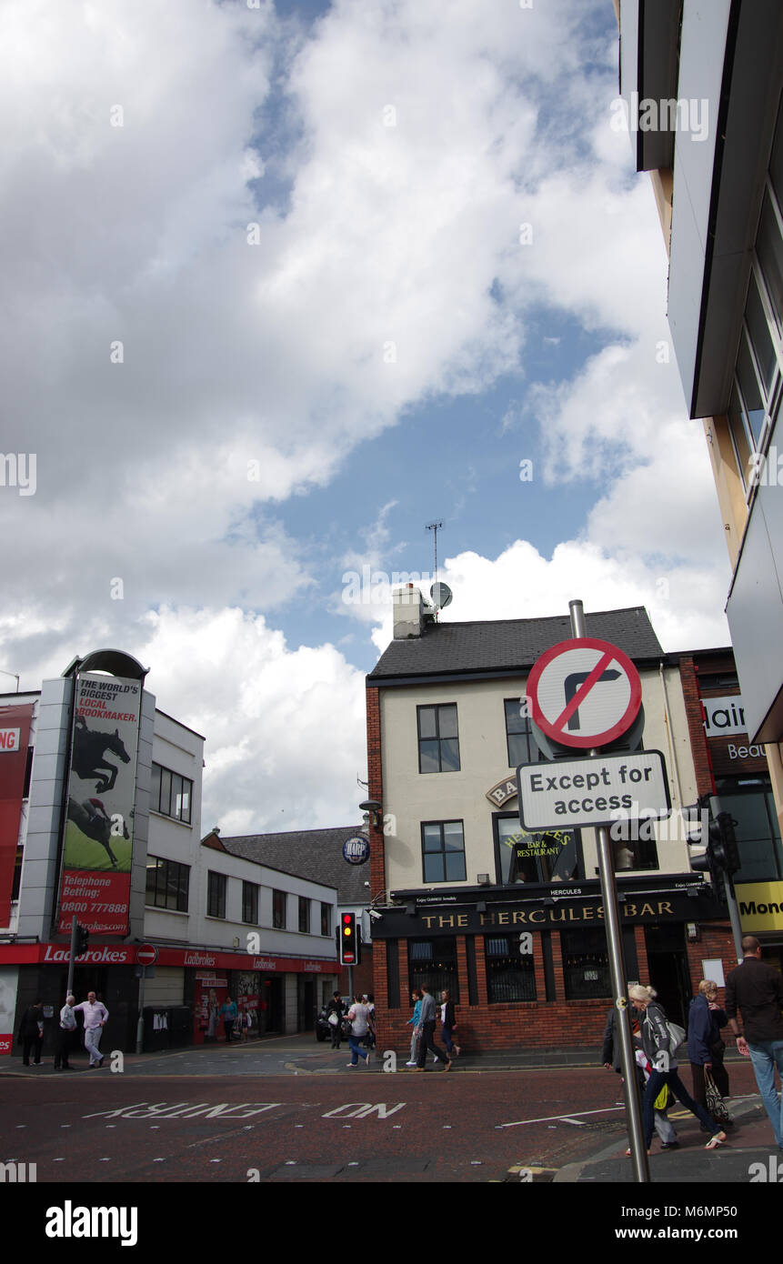 Streets in Belfast Stock Photo