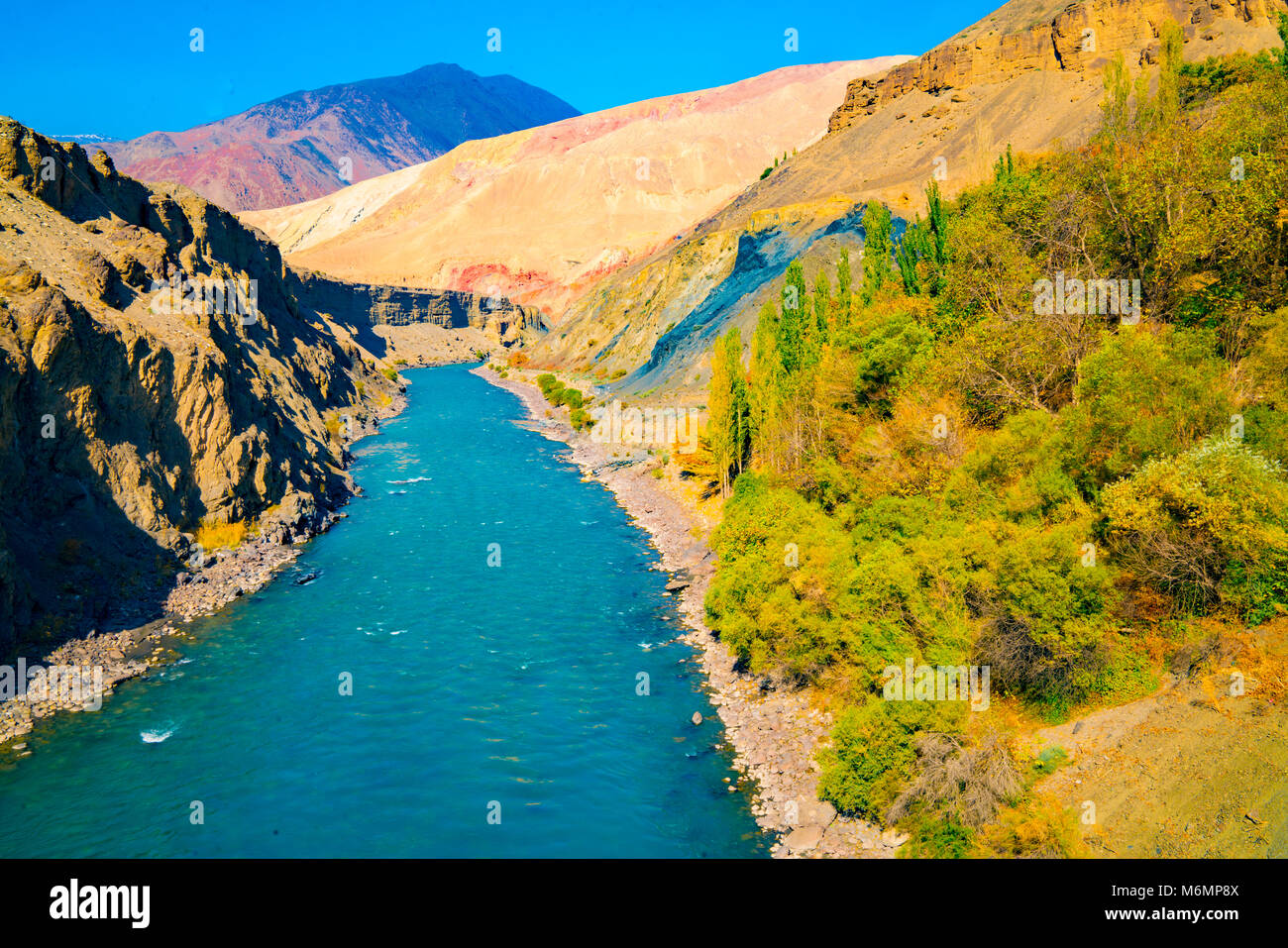 Gissar Mountains in autumn, Tajikistan. Central Asia Stock Photo