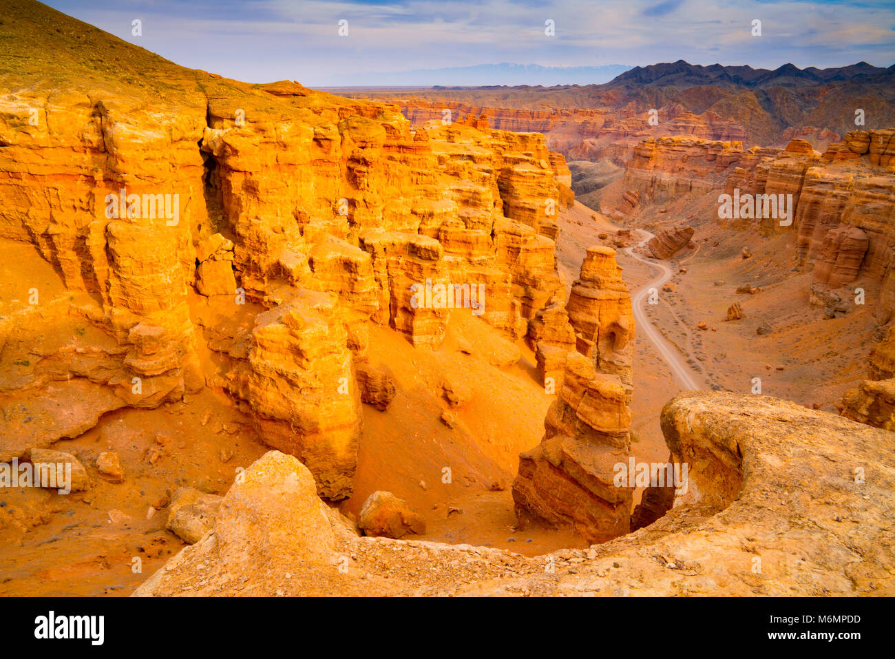 Charyn Canyon, Kazakhstan, Charyn Canyon National Park Valley of the ...