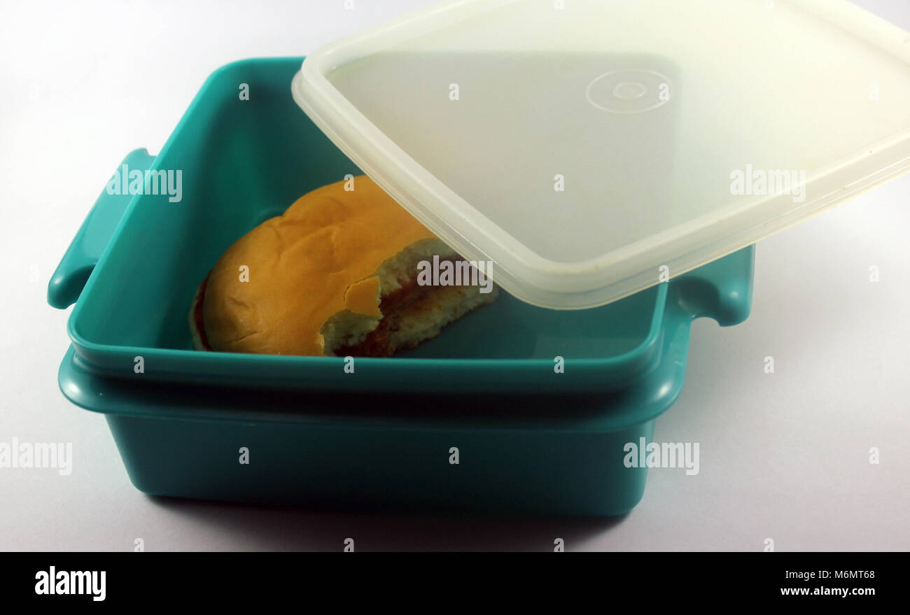 Insulated lunch box Stock Photo