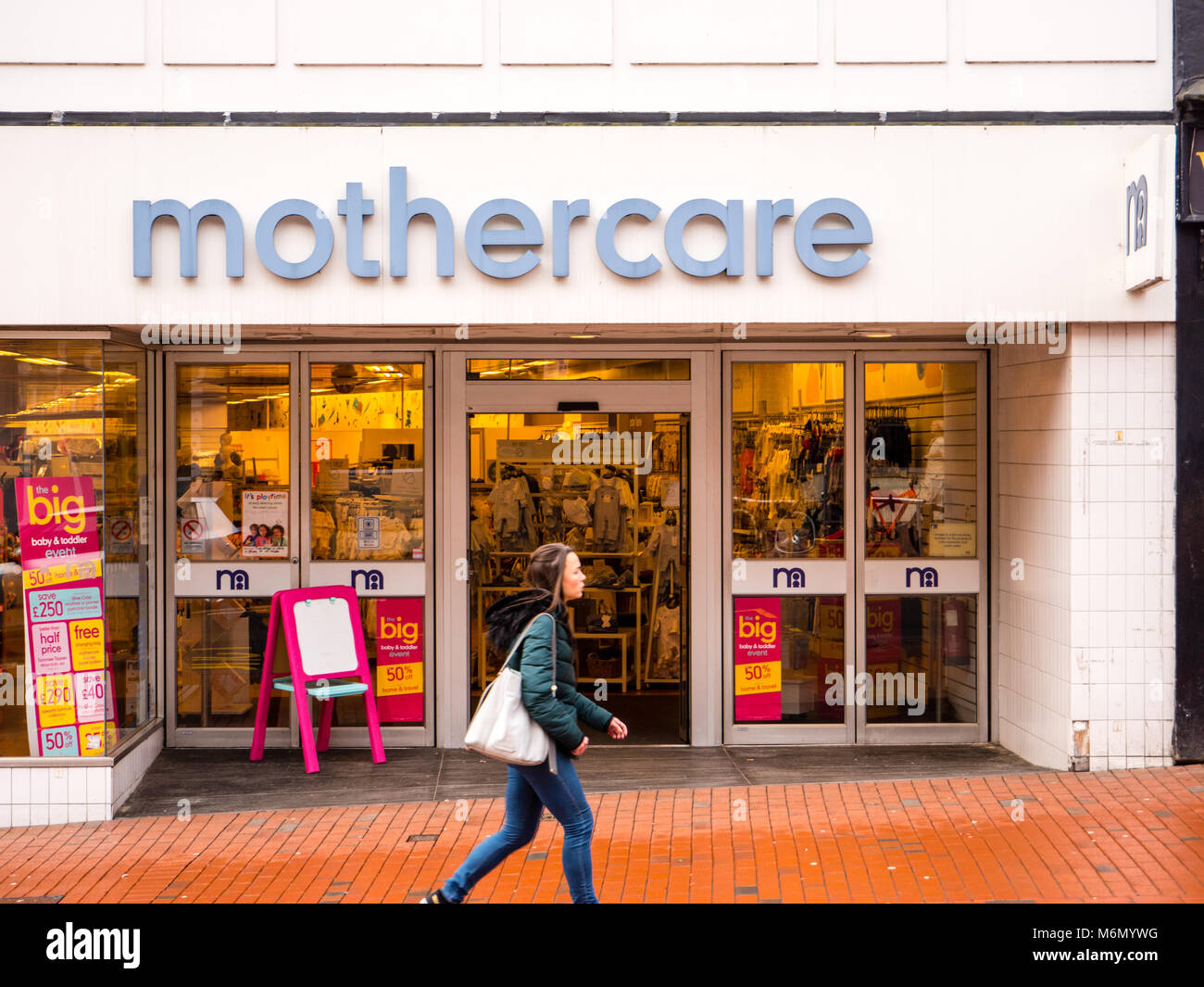 Mothercare, Reading, Berkshire, England. UK, GB. Stock Photo